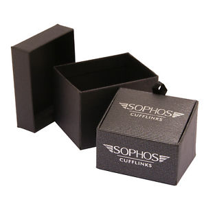 【送料無料】メンズアクセサリ—　グレートーンプレゼンテーションボックスストライプカフリンクスsophos grey tone resin stripe rectangular cufflinks in presentation gift box
