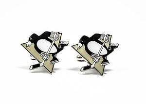 【送料無料】メンズアクセサリ—　ピッツバーグペンギンカフスボタンホッケー