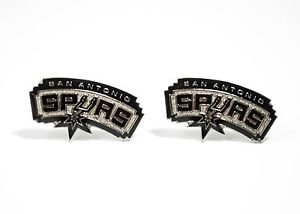 【送料無料】メンズアクセサリ—　サンアントニオスパーズカフスボタンバスケットボールsan antonio spurs cufflinks nba basketball