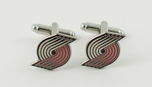 【送料無料】メンズアクセサリ—　ポートランドカフスボタンバスケットボールportland trailblazers cufflinks nba basketball