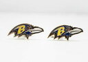 【送料無料】メンズアクセサリ— ボルチモアワタリガラスカフスボタンフットボールbaltimore ravens cufflinks nfl football(4)