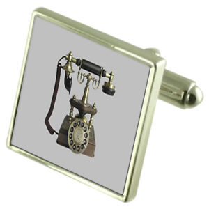 【送料無料】メンズアクセサリ- アンティークスターリングシルバーカフリンクスオプションボックスオン