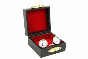 【送料無料】メンズアクセサリ—　wunschbuchstabenカフスリンクタイプライターキーminiblingsホワイトl..