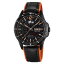 【送料無料】腕時計　ウォッチ　アラームスマートカジュアルオレンジreloj lotus smart casual hombre 185251 negro y naranja