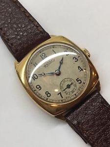 【送料無料】腕時計 ウォッチ ロータリースイスゴールドクッションreloj de pulsera vintage rotary suizo de hombre 15 joya dcada de 1930 cojn en oro funciona