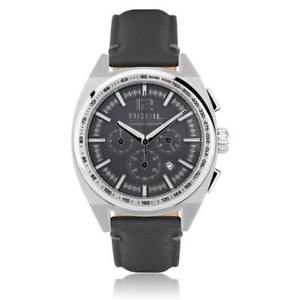 【送料無料】腕時計　ウォッチ　マスタースポーツクロノサブメートルorologio uomo breil master sport tw1459 pelle grigio chrono sub 100 mt