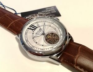 【送料無料】腕時計　ウォッチ　スカイラインペレorologio uomo skyline,automatico,scheletrato,vetro zaffiro,limited edition,pelle