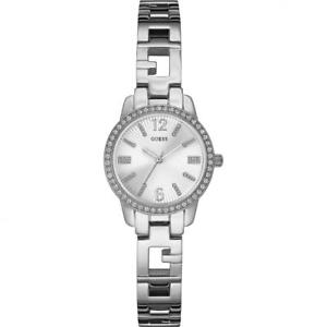 【送料無料】腕時計 ウォッチ スワロフスキーシルバーorologio donna guess w0568l1 bracciale acciaio swarovski silver