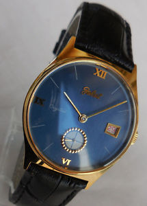 腕時計　ウォッチ　ルアネックスgolet chrysal,ancienne montre mecanique dame 1990 guichet dateannexe secondes
