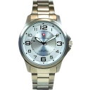 【送料無料】腕時計 ウォッチ スイスm？アラームsuizo alpinista 100m resistente al agua, esfera blanca hombres s reloj smw001