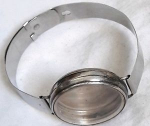 【送料無料】腕時計　ウォッチ　ナイツトレンチボックススチールベルトコレクションソリッドシルバーブレスレットreloj de pulsera de plata maciza de coleccin de caballeros trinchera estuche * 1926