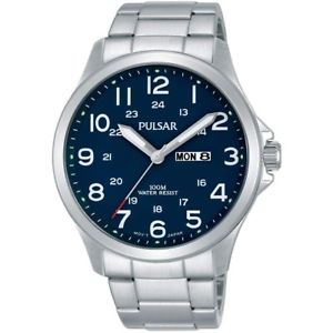 ̵ӻסå顼ߡpulsar para hombre esfera azul da fecha reloj pj6095x1 pvp 100