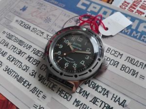 【送料無料】腕時計　ウォッチ　ロシアヴォストーククロックロシアソヴォストークウォッチreloj ruso vostok russian vostok amphibia watch soviet