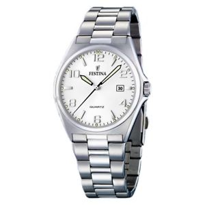 【送料無料】腕時計 ウォッチ クラシックウォッチマンステンレススチールブレスレットreloj festina hombre clsico f163745 brazalete acero inoxidable