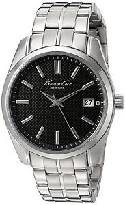 【送料無料】腕時計 ウォッチ ケネスブレスレットグアーガムkenneth cole kc10024356 para caballero pulsera fecha reloj con cuadrante gris 2yr guar rrp 9500