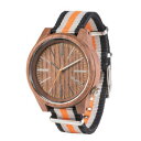 【送料無料】腕時計　ウォッチ　ナットオレンジorologio in legno wewood torpedo nut orange wood watch