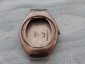 【送料無料】腕時計　ウォッチ　シルバーオリジナルアールデコウォッチボックストノーカバーoriginal 1918 plata tonneau en forma de art dec caja de reloj, de una finca antigua