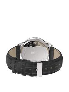 【送料無料】腕時計　ウォッチ　アラームクロノグラフブラックレザーケースエグゼクティブクラブreloj crongrafo executive club para hombre de cuero negro ex100103 nuevo