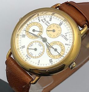 【送料無料】腕時計　ウォッチ　アメリカライムデュアルタイムnos nuevo l´etoile cal 4p40 watch vintage daydate dual time 33 mm mag2