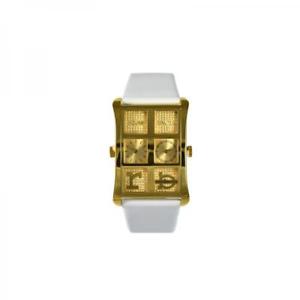 【送料無料】腕時計 ウォッチ ドナゴールドorologio donna roccobarocco hour minute hm224 gold dorato pelle bianco rb 【送料無料】腕時計 ウォッチ ドナゴールドorologio donna roccobarocco hour minute hm224 gold dorato pelle bianco rb