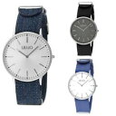 【送料無料】腕時計 ウォッチ アラームリュジョラグジュアリーネイビーキャンバスジーンズreloj hombre liu jo luxury navy de tela canvas jeans negro azul nuevo