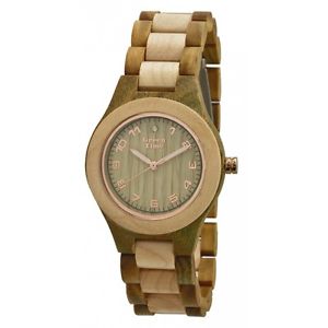 【送料無料】腕時計　ウォッチ　ミニドナサンダルウッドウォッチレディースmini orologio green time wood donna watch legno sandalo zw056a ladies 36 mm