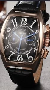 【送料無料】腕時計 ウォッチ ドレスクロックローズゴールドvestido de lujo reloj pulsera reloj automtico para hombre oro rosa para hombre formal
