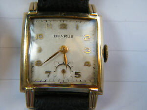 【送料無料】腕時計　ウォッチ　クロックビンテージbenrus reloj vintage