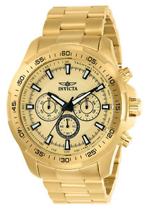 【送料無料】腕時計 ウォッチ スピードウェイゴールドトーンクロノグラフエリア22783 invicta speedway 48mm todo oro tono crongrafo esfera ss reloj de pulsera