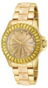 【送料無料】腕時計　ウォッチ　ゴールデンハンドクォーツエリア17941 invicta 38mm mujer ngel cuarzo 3 mano dorado esfera reloj