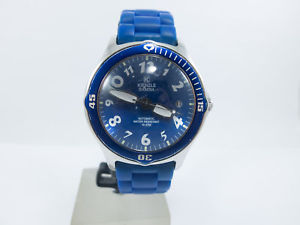 【送料無料】腕時計 ウォッチ ブルorologio kienzle samba 6602002 automatico myiota acciaio gomma uomo blu 400vv17