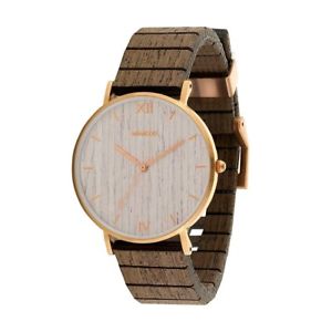 【送料無料】腕時計　ウォッチ　オーロラローズゴールドアプリコットウォッチorologio in legno wewood..