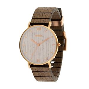 腕時計　ウォッチ　オーロラローズゴールドアプリコットウォッチorologio in legno wewood aurora rose gold apricot wood watch