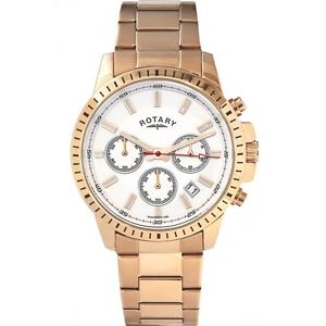 【送料無料】腕時計 ウォッチ ロータリーアラームローズゴールドnuevo rotary gb0017406 hombre reloj oro rosa 2 aos de garanta