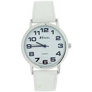 【送料無料】腕時計 ウォッチ ラヴェルレディースジャンボタイミングベルトバックルアラームravel seoras jumbo esfera blanca amp; blanco pu hebilla correa de reloj r0105134
