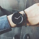 【送料無料】腕時計 ウォッチ シンプルデザインスタイリッシュクォーツファッションドロップminimalist stylish men quartz watches drop shipping 2018 fashion simple blac