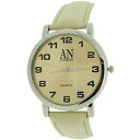 un londres seoras jumbo esfera de color beige plata tono beige pu correa de reloj 8731b04ロンドンレディースシルバートーンベージュベージュタイミングベル...