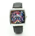 【送料無料】腕時計 ウォッチ アイアンマントールハルクウォッチreloj de pulsera marvel avengers iron man thor hulk cuadrado de acero de cuarzo de cuero negro