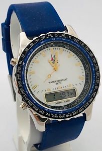 【送料無料】腕時計　ウォッチ　アナデジビンテージfrecce tricolori ana digi time orologio watch uhr very vintage ms462 it