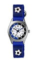【送料無料】腕時計 ウォッチ サッカーナイロンストラップマスタークロックトピックtema de ftbol tikkers chicos tiempo maestro azul reloj con correa de nylontk0122
