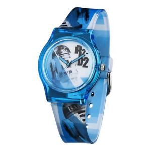 【送料無料】腕時計　ウォッチ　スターウォーズドロイドreloj de pulsera oficial para nios star wars r2d2 de qanuevo azul blanco droid