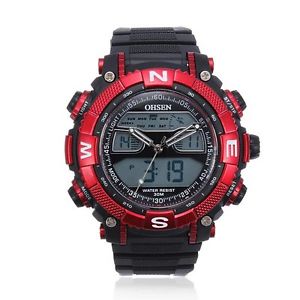 【送料無料】腕時計 ウォッチ ラウンドファッションシリコンデュアルクオーツohsen round fashion silicone dual display quartz wrist watch 【送料無料】腕時計 ウォッチ ラウンドファッションシリコンデュアルクオーツohsen round fashion silicone dual display quartz wrist watch