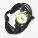 5xreloj pulsera de cuero cuarzo para mujeres chicas negro c6z7アラームクォーツブレスレット※注意※NYからの配送になりますので2週間前後お時間をいただきます。人気の商品は在庫が無い場合がございます。ご了承くださいませ。サイズの種類の商品は購入時の備考欄にご希望のサイズをご記載ください。　携帯メールでの登録ですと楽天からのメールが届かない場合がございます。