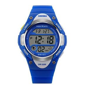 【送料無料】腕時計　ウォッチ　デジタルクロノグラフアラームboys blue digital watch, crongrafo resistente al agua 50 m alarma perfecto edades 513