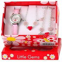 【送料無料】腕時計　ウォッチ　ラヴェルアラームセットravel little gems infantil flor reloj amp; joyera conjunto de regalo para nias r2214