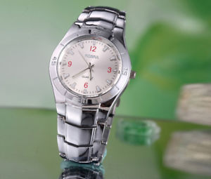 【送料無料】腕時計　ウォッチ　ステンレススティールブレスレットレディースrosra seores reloj de pulsera con pulsera de acero inoxidable