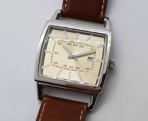 【送料無料】腕時計 ウォッチ アラームブラウンレザーストラップprxima reloj para hombres con correa de cuero marrn 860396
