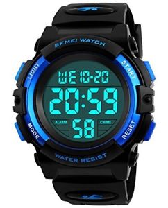 【送料無料】腕時計　ウォッチ　デジタルスポーツタイマーreloj digital de nios, nios deportes 5atm reloj impermeable con alarmatemporizadorel ligh