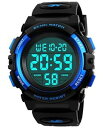 【送料無料】腕時計　ウォッチ　デジタルスポーツタイマーreloj digital de nios, nios deportes 5atm reloj impermeable con alarmatemporizadorel ligh