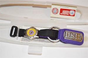 腕時計　ウォッチ　トラアラームキーフォブnuevo enmon ncaa lsu tigres university reloj llavero mujer